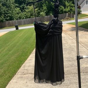 Black homecoming dress, AnnyLee, XL, off shoulder